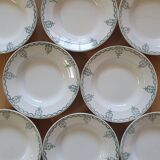 8 deep plates Terre de Fer Moulin des Loups