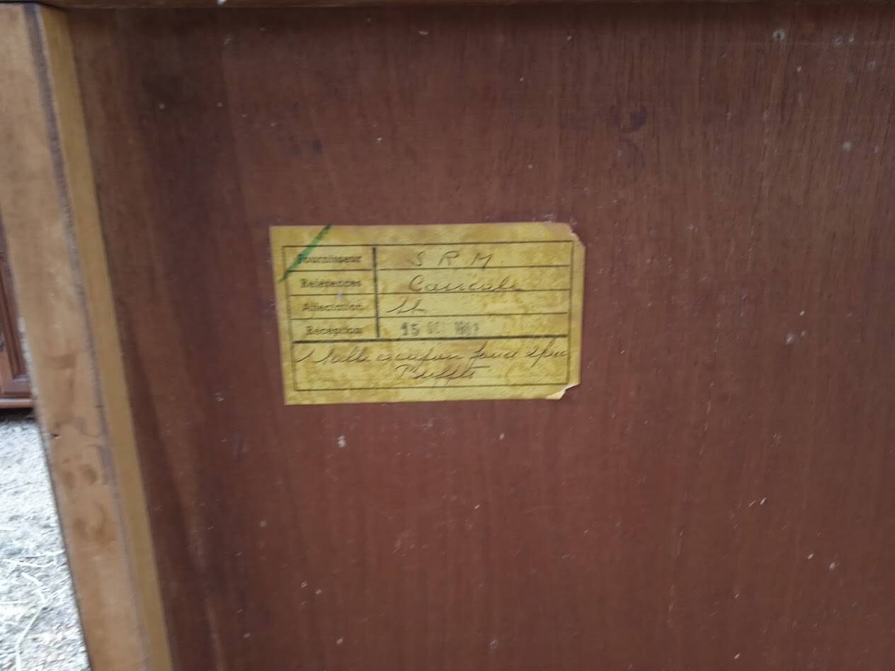 Enfilade Vintage d'Exception en Acajou « Cancale » – SRM – 1962