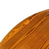 Vintage Design Pine Dining Table, Oval Table from the 1970s