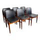 6 chaises teck scandinave vintage