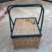 Panier vintage en osier