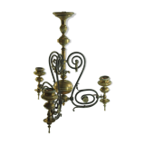 Bronze gas chandelier