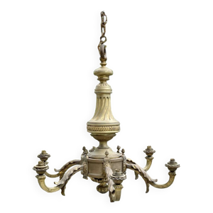 Lustre en bronze fin