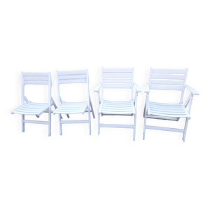 Sièges de jardin vintage - bois