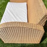 Banquette rotin / osier