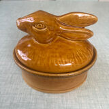 Vintage ceramic terrine hare model