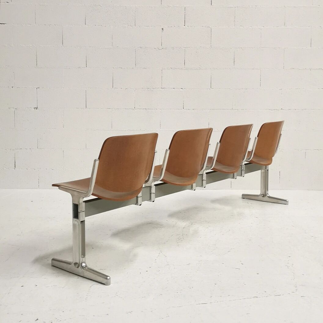 Bench 4 places, Giancarlo Piretti, Anonima Castelli, 1970