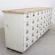 Vintage bank of drawers