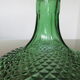Carafe empoli made in italy diamond tip glass 60s 70s