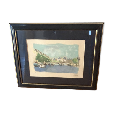 Original lithograph signed, numbered and certified.