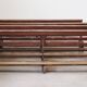 Antique Gothic Church Benches, Late 1800s – Set of 4 Pine Wood Pew Benches