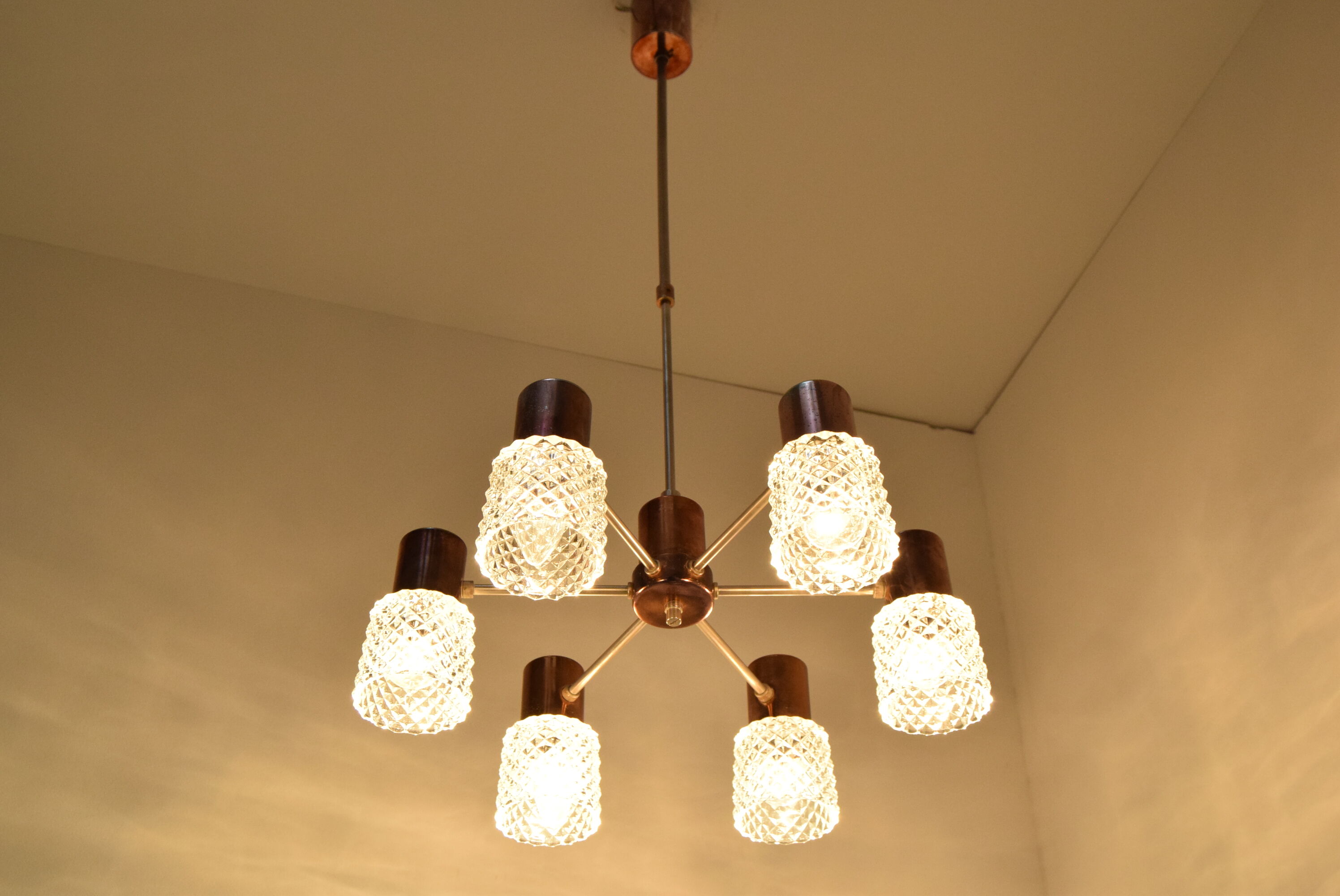 Mid-century Chandelier by Kamenicky Senov,1960's.