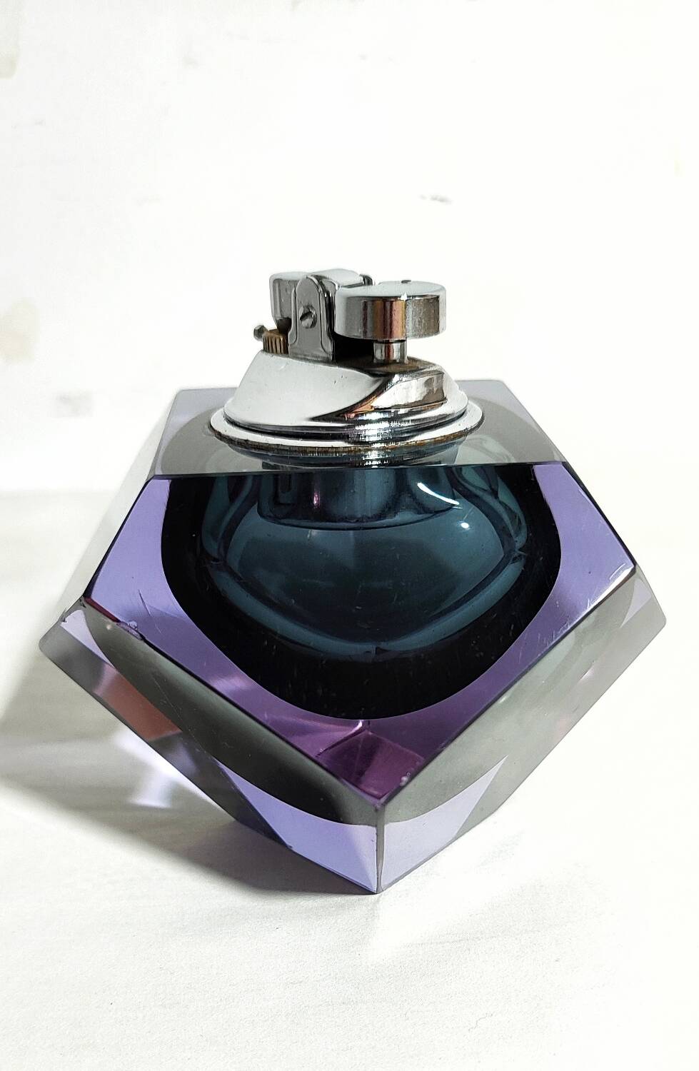 Cendrier en cristal de Murano, Italie, années 1970