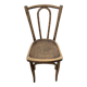 Chaise bistrot assise coquelicot, 1900