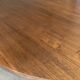 Vintage extendable wooden table from the 50s with independent extension