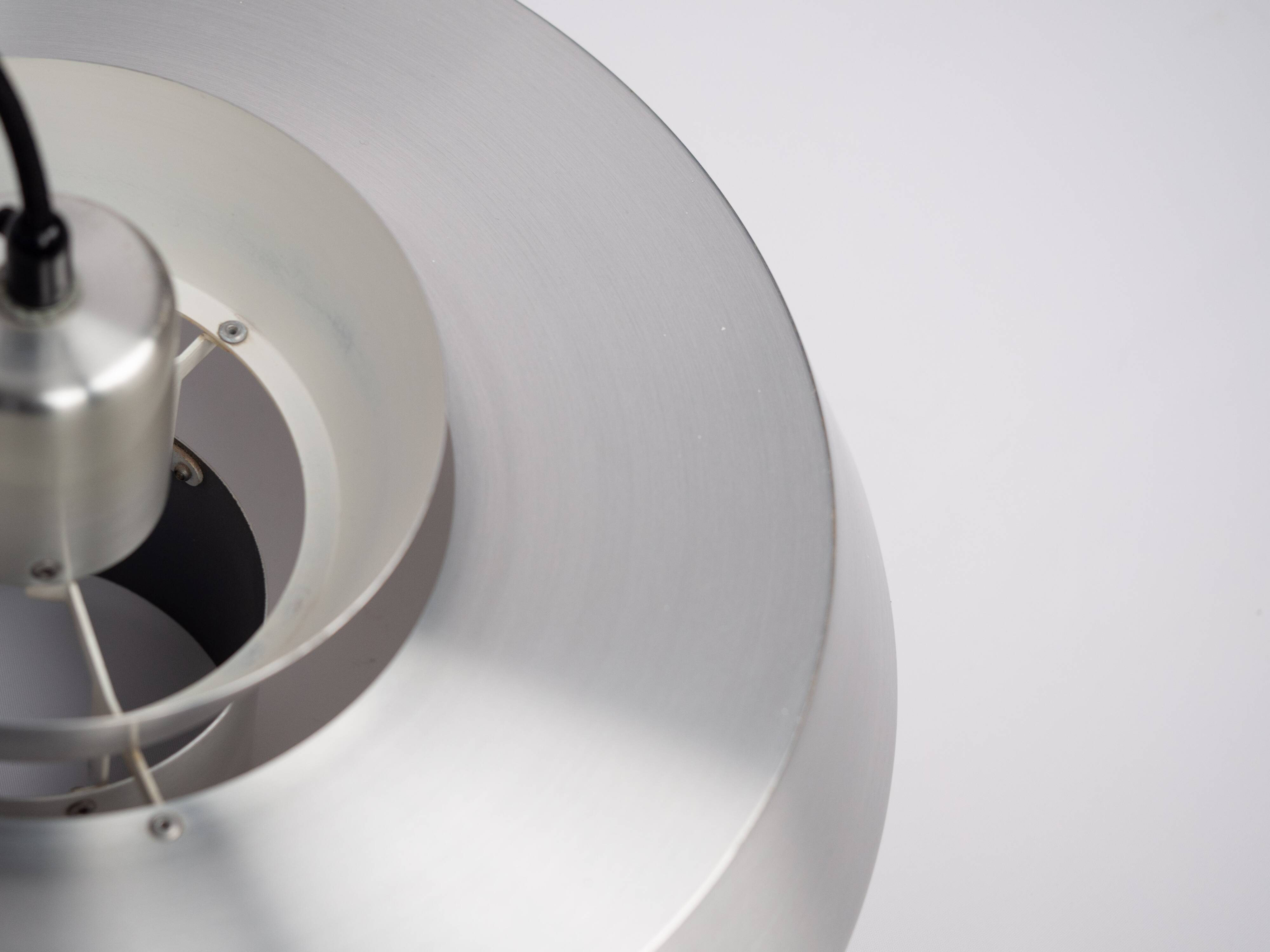 Pair of 2 Danish vintage Nova pendant lamps by Jo Hammerborg, Fog og Morup