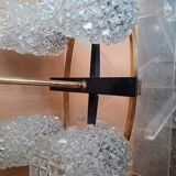Lustre Arlus 6 feux en laiton doré, vers 1950