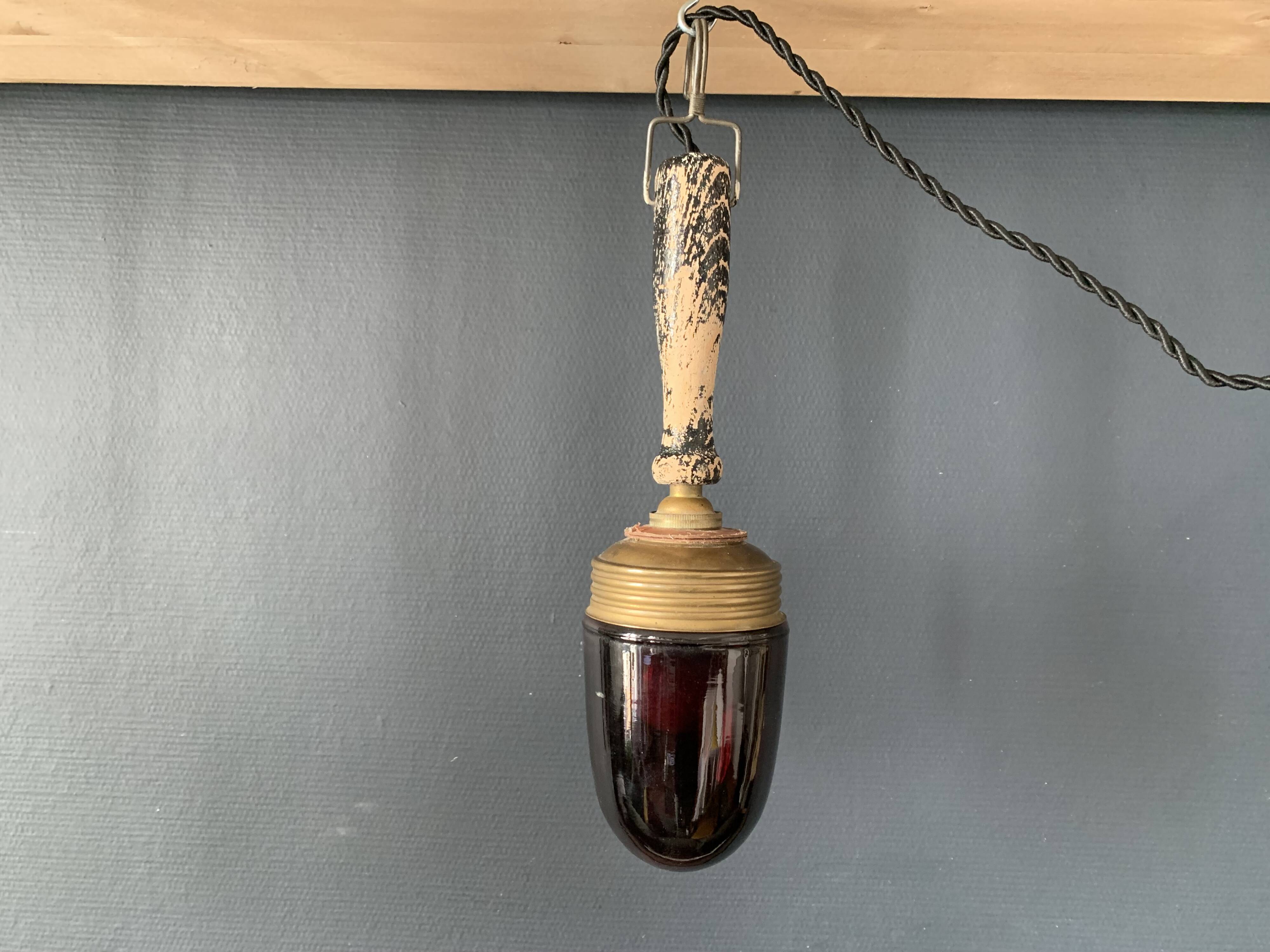 1950s Photographer's Darkroom Lamp
