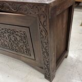 Asian style low furniture carved in solid wood