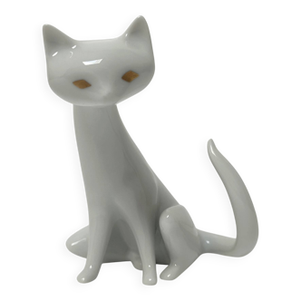 Hollohaza cat, 1980s design, signed