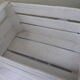 Wooden, solid for white painted storage box