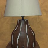 Ceramic lamp + beige shade