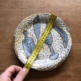 Empty pocket ceramic handmade naïve art