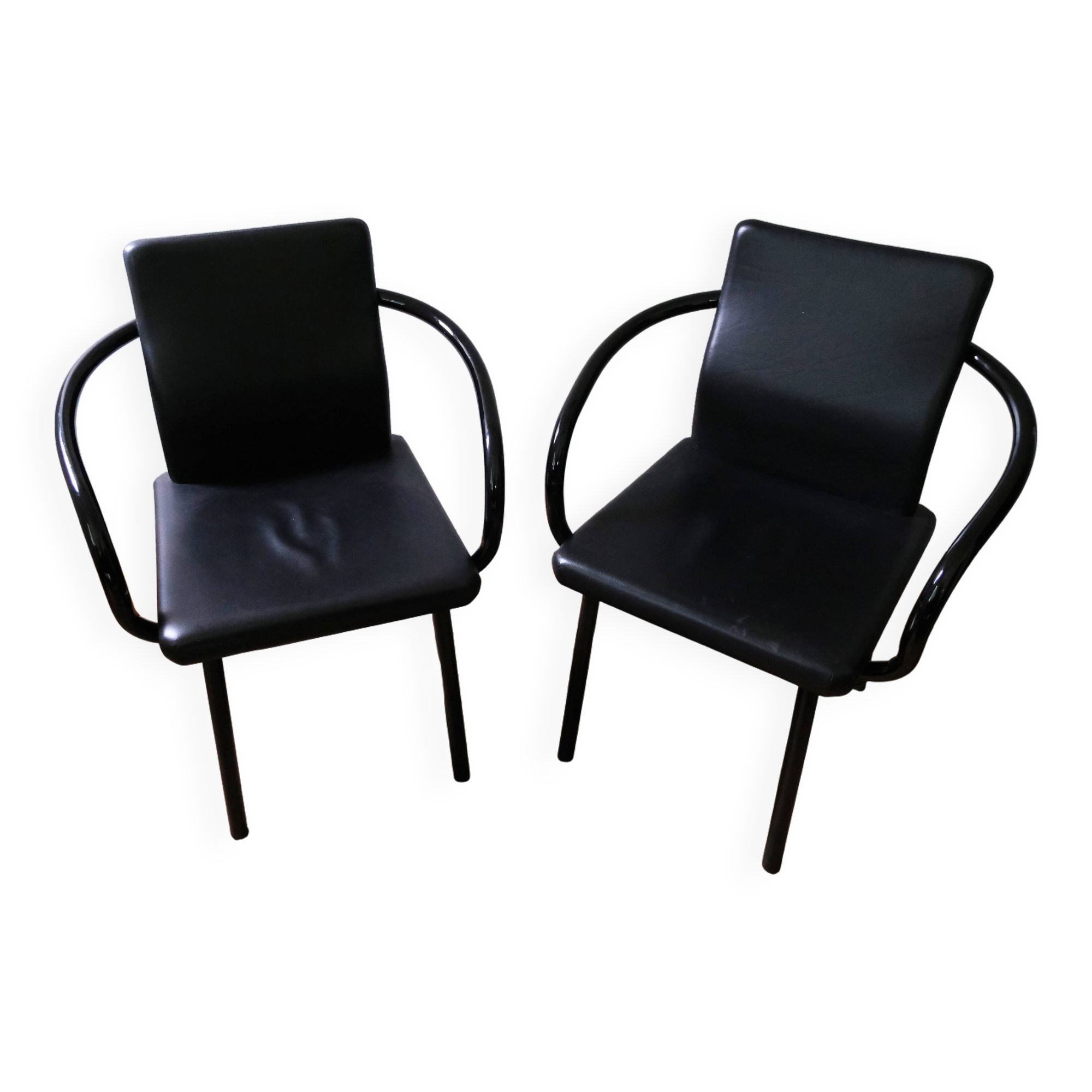 Suite de chaises "Mandarin" Ettore Sottsass pour Knoll