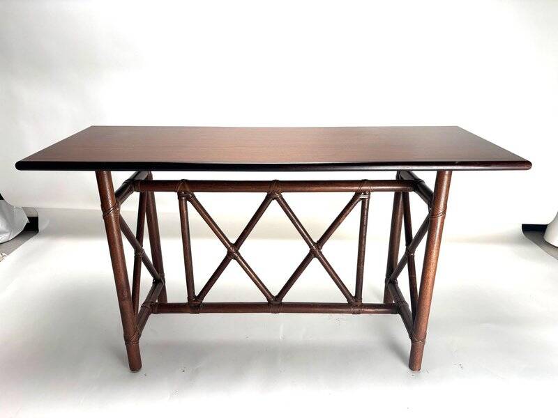 Console attributed to Lyda Levi for McGuire, 1970s