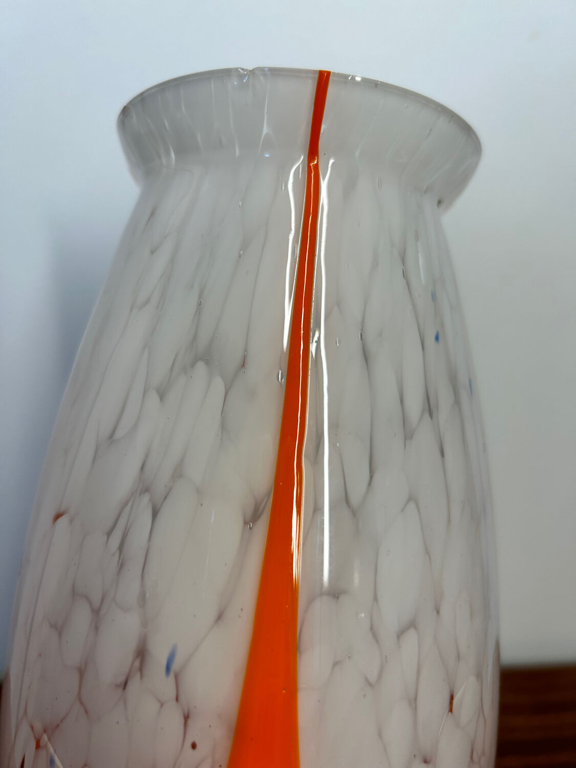 Art Deco glass vase from Clichy