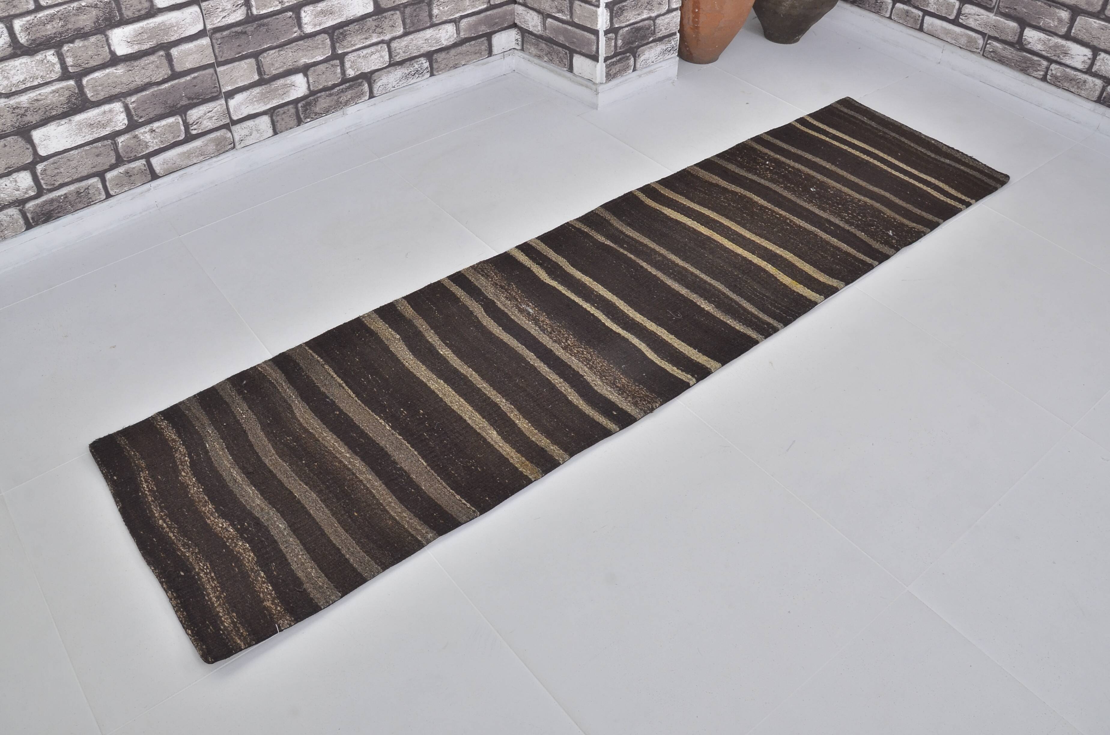 Organic Wool Goat Hair Runner Rug sku 3838
