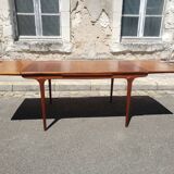 Table scandinave teck extensible