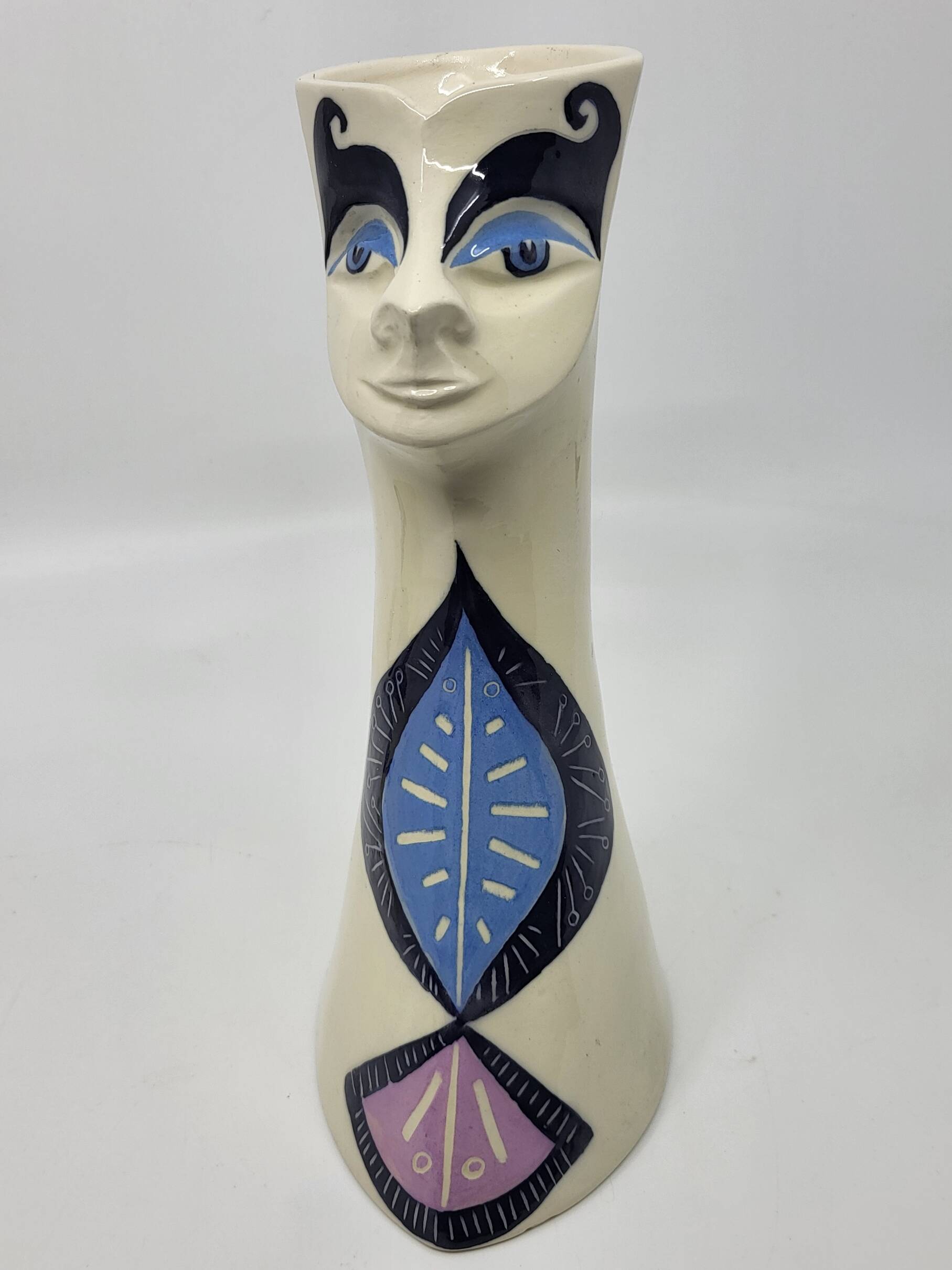 Pair of anthropomorphic vases Gabrielle Mackiewicz French 1970