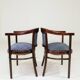 Art deco set two armchair by Thonet, 1910s full refurbished