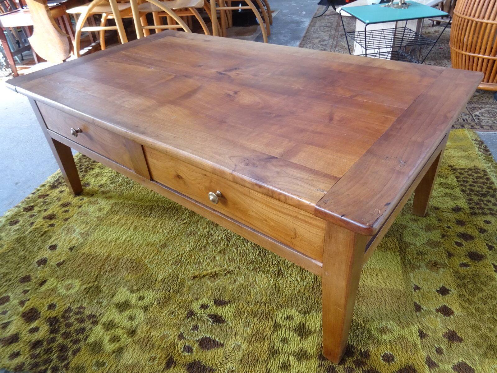 "Farm" drawers coffee table on both sides
