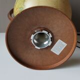 Vintage world-map lamp