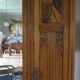 Parisian art deco carved wardrobe with mirror 130 x 200