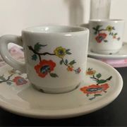 Cups and saucers porcelain