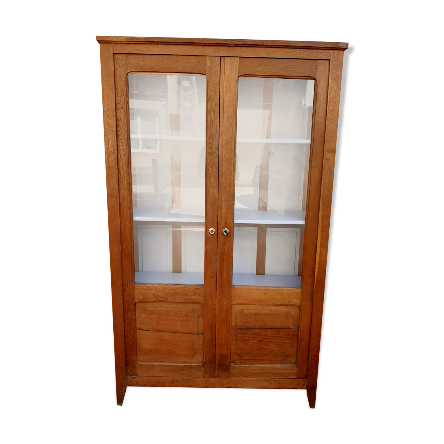 Ancient parisian oak library