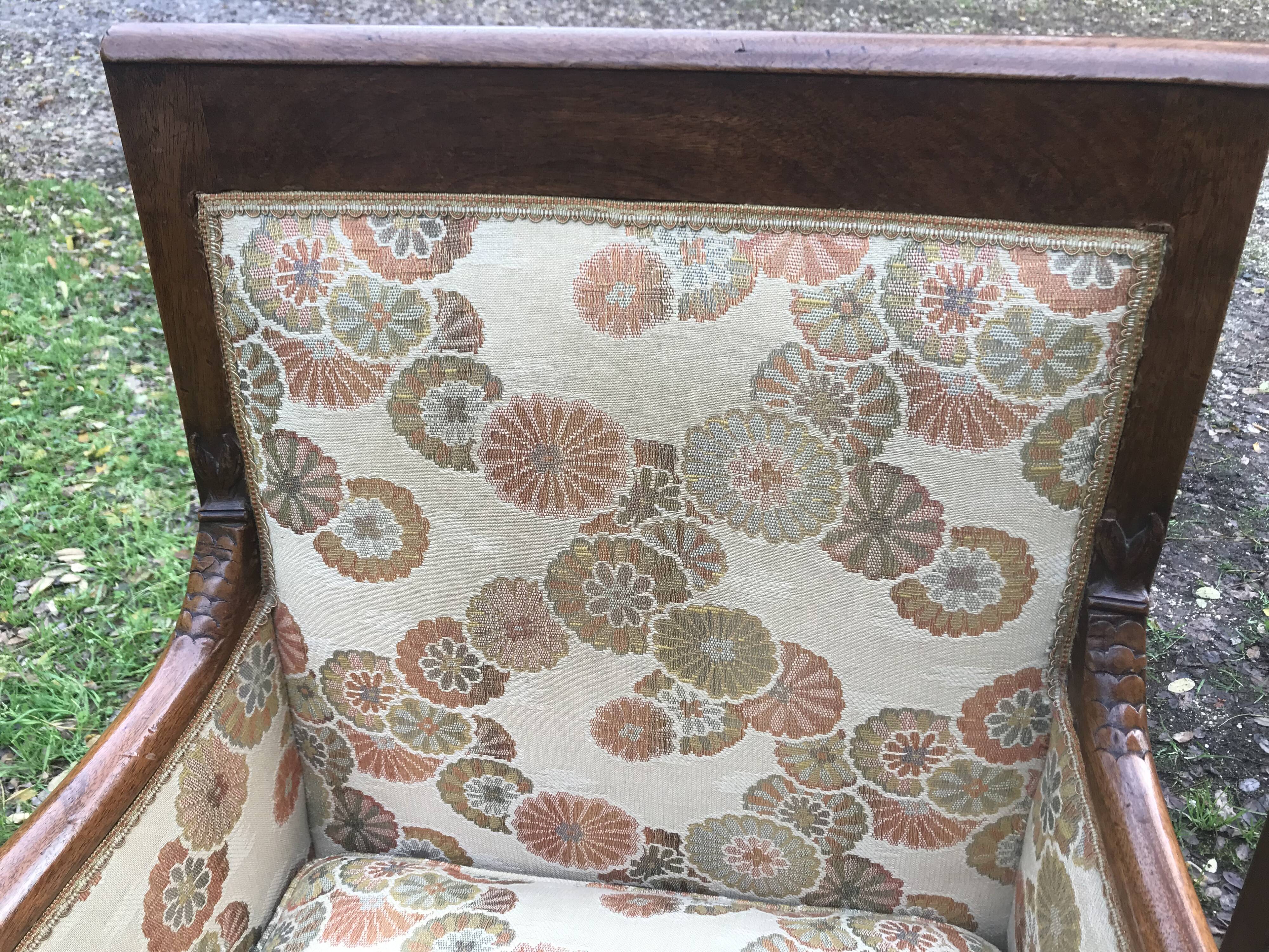 Pair of armchairs restoration 19th era