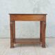 Walnut console restoration