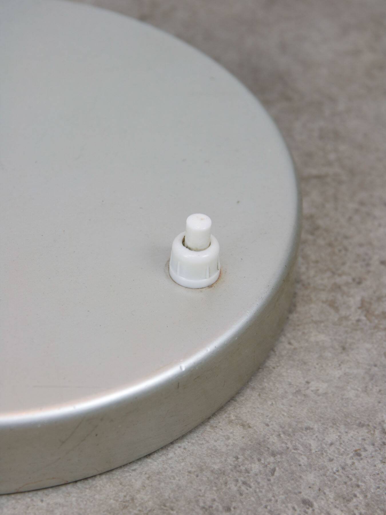 Mid-Century Italian Table Lamp in Aluminium and Copper