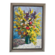 Peinture à l'huile - Bouquet de P. Monnet