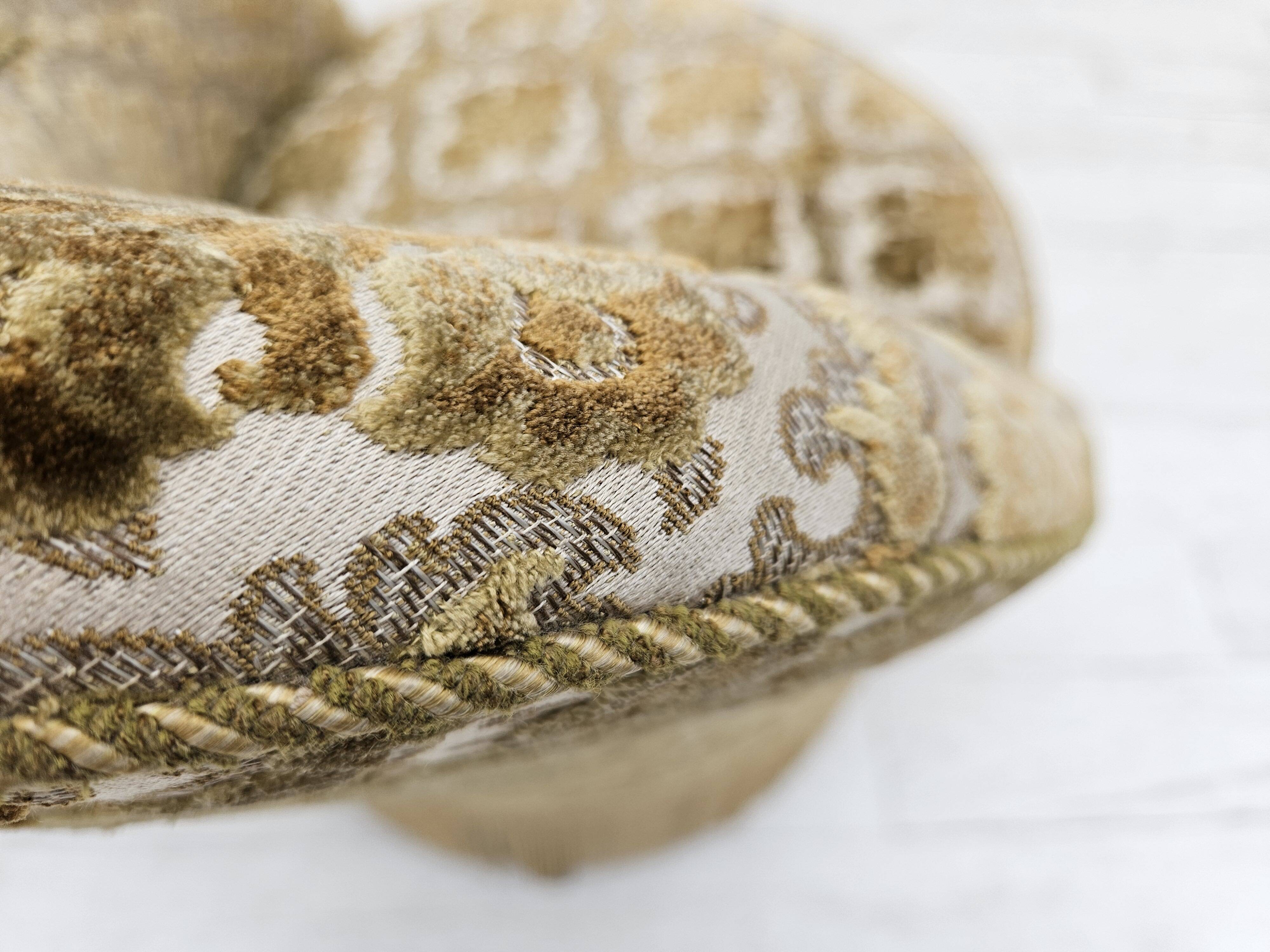 1950s, Danish easy chair, furniture velour, ash wood legs.