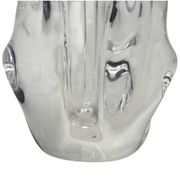 Vase en cristal de Sèvres des années 1950 - Design de forme libre soufflé à la main