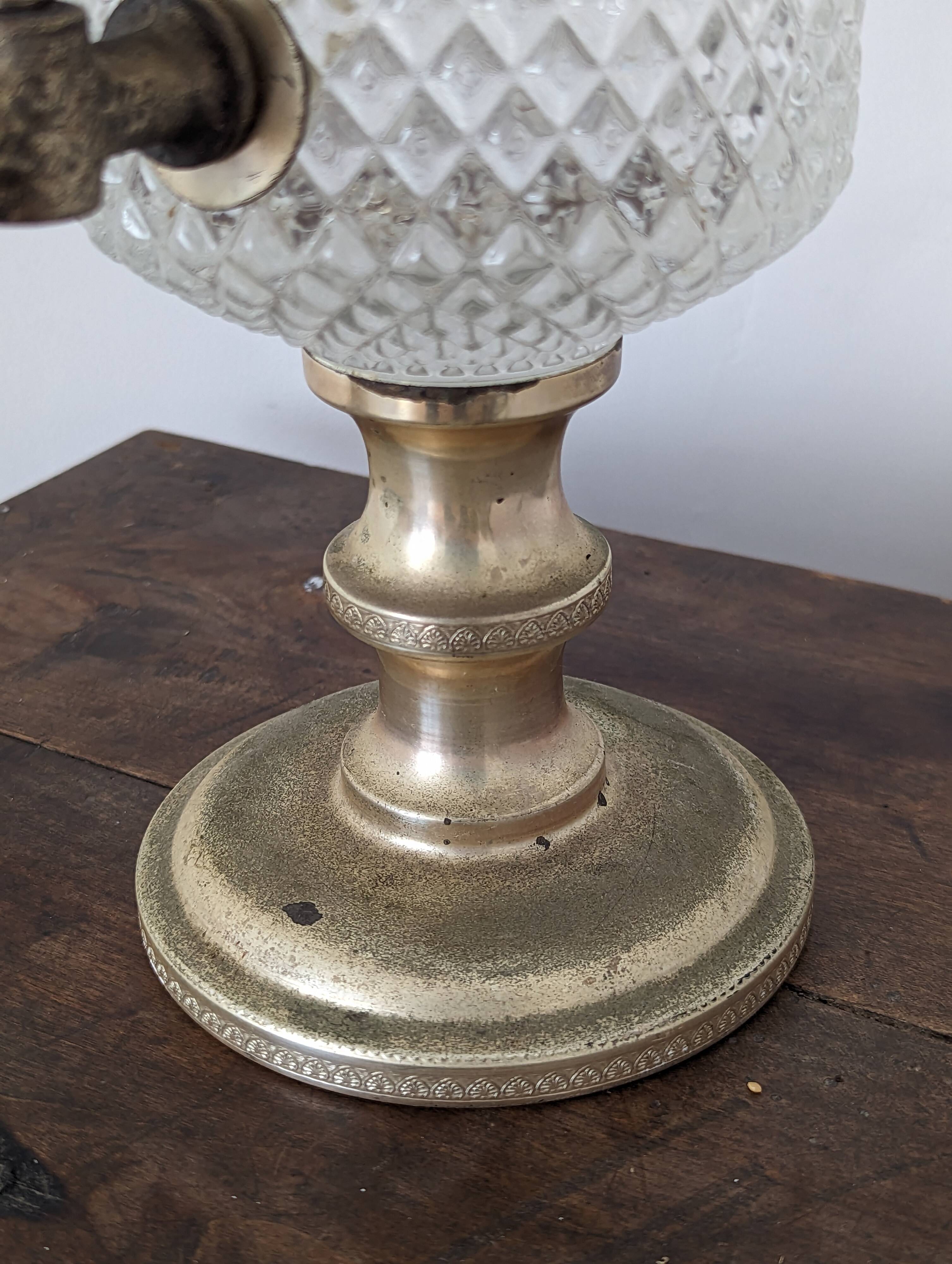 Crystal liqueur/absinthe fountain