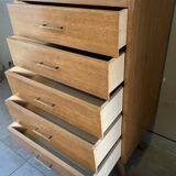 Vintage oak chiffonier from the 1950s