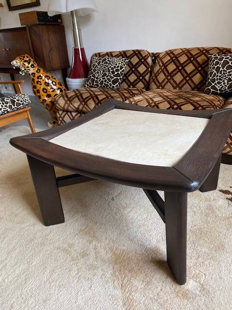 Table basse Japandi vintage