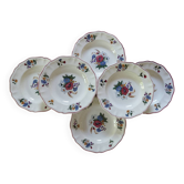 set of 6 Sarreguemines “Agreste” soup plates