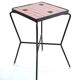 Pink vintage design 1950s Mosaic Side Table